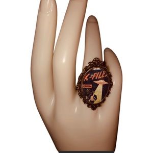 X-FILES VINTAGE ADJUSTABLE RING